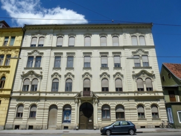 Anlageobjekt mit exklusiven Wohnungen im Jugendstilhaus und KFZ-Tiefgaragenabstellplätze in absoluter Bestlage, direkt gegenüber der Karl-Franzens-Universität!, 8010 Graz, Haus