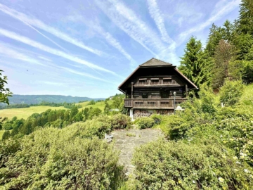 Idyllische Almhütte mit eigener Sauna auf 1.200 Meter Seehöhe mit atemberaubendem Weitblick auf die Koralm in wunderschöner Lage nahe dem Kärntner Klopeiner See!, 9112 Griffen, Haus