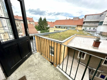 2-Zimmer-Wohnung mit sonnigem Balkon in absolut bester Lage im 1. Grazer Bezirk in der Grazbachgasse – Provisionsfrei, 8010 Graz, Wohnung