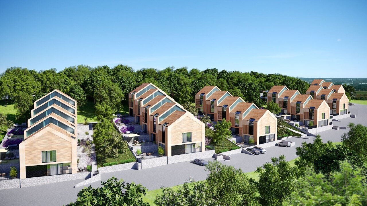 Neubauprojekt mit 34 Reihen- bzw. Doppelhäuser am Kaiserberg in Lannach