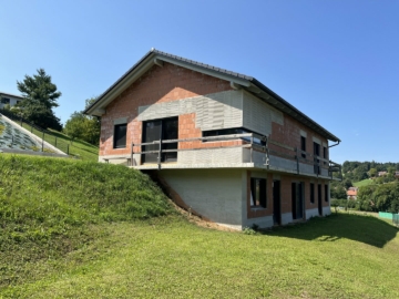Modernes Einfamilienhaus in absoluter Grünruhelage in steirischer Baumeisterqualität – Rohbau in Heiligenkreuz am Waasen, 8081 Heiligenkreuz am Waasen, Haus