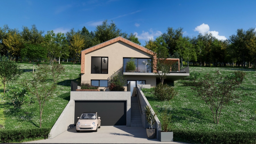 Wunderschönes Grundstück mit Hanglage mit traumhaften Ausblick am Kaiserberg in Lannach - Bild