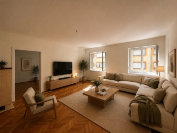 Helle 3-Zimmer-Wohnung mit Balkon mit Blick ins Grüne im hippen Grazer Bezirk Lend, 8020 Graz, Wohnung