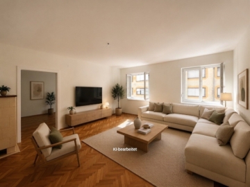 Helle 3-Zimmer-Wohnung mit Balkon mit Blick ins Grüne im hippen Grazer Bezirk Lend, 8020 Graz, Wohnung